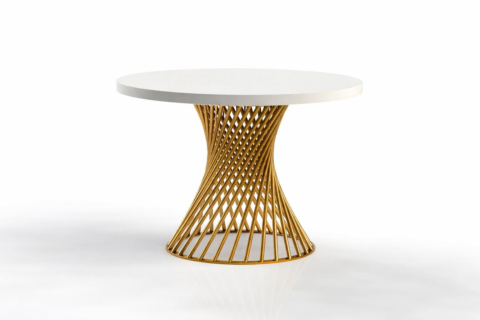 Stół z metalowymi nogami