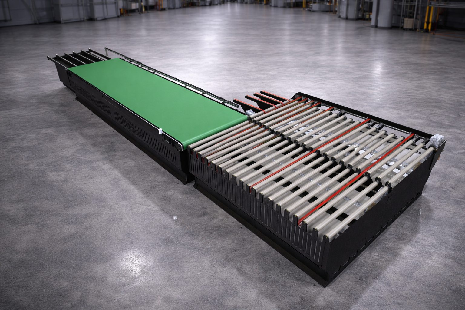 Powrót płyty z okleiniarki