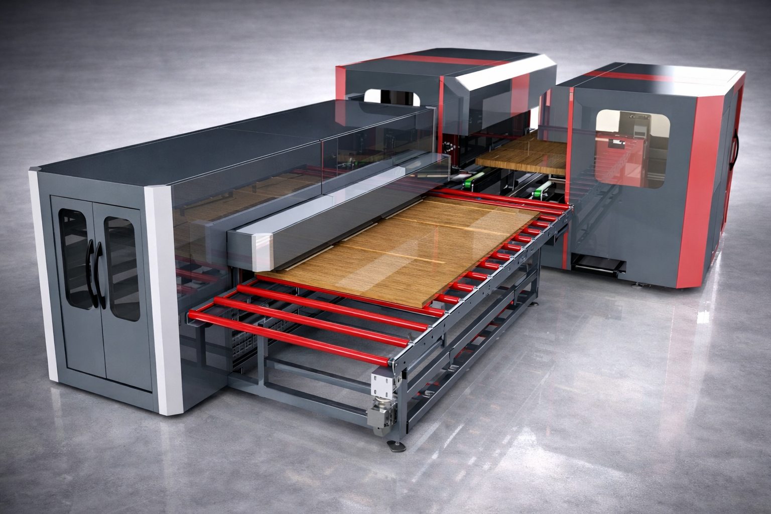 Stanowisko obróbki drzwi