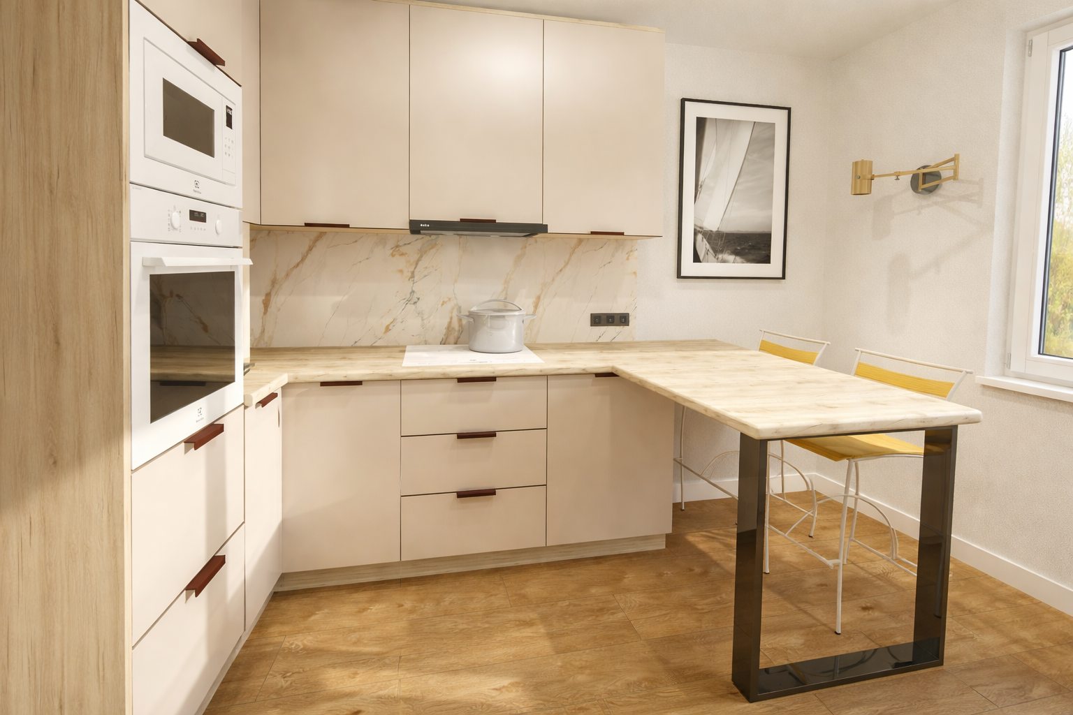 Projekt wizualizacji kuchni